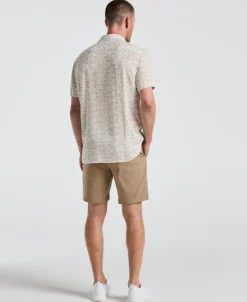 8" Flat Front Garment Dyed Short