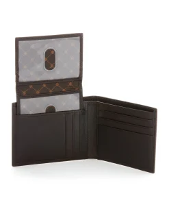 Brown Genuine Leather Glazed Wallet