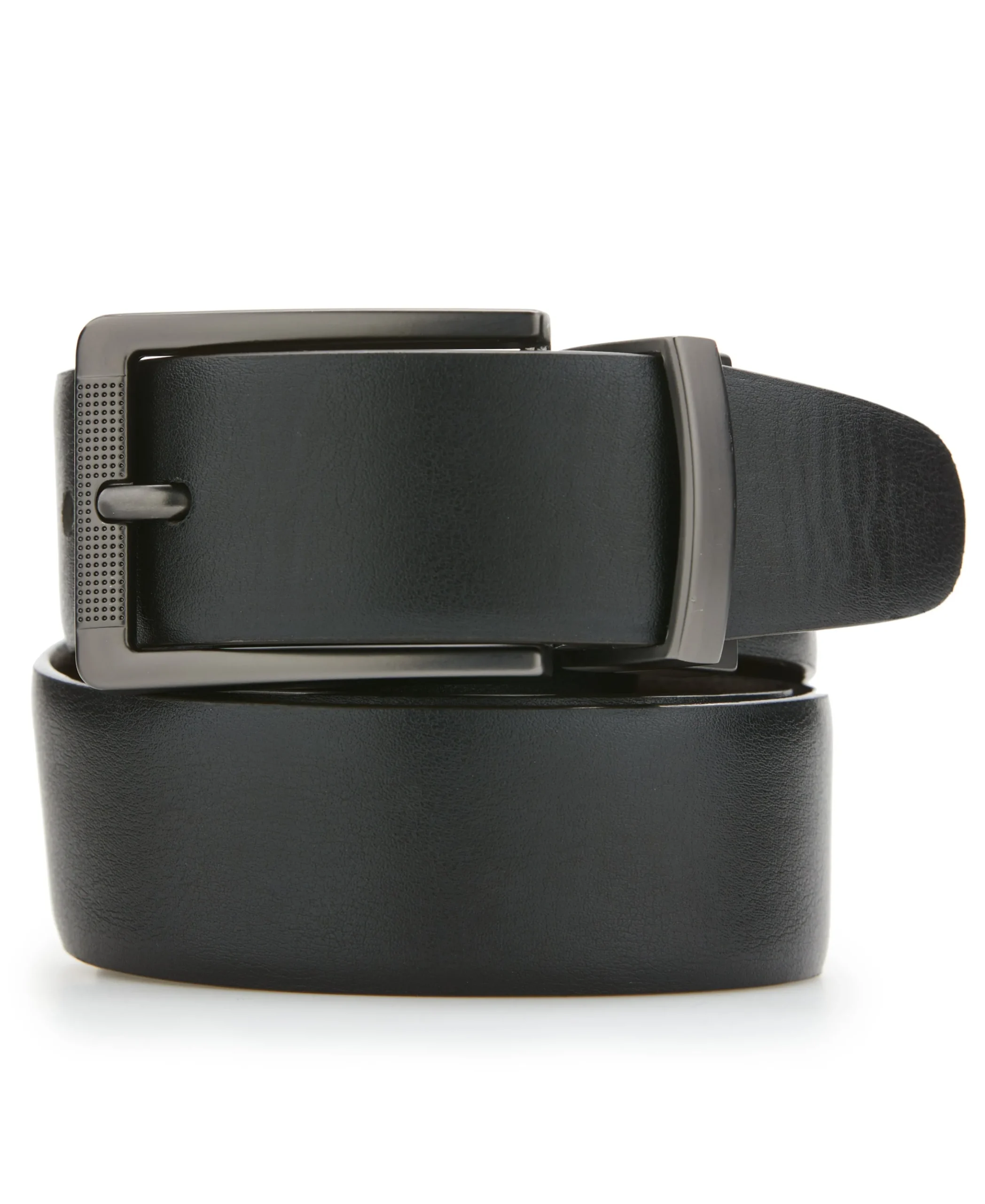 Burnished Brown Leather Belt