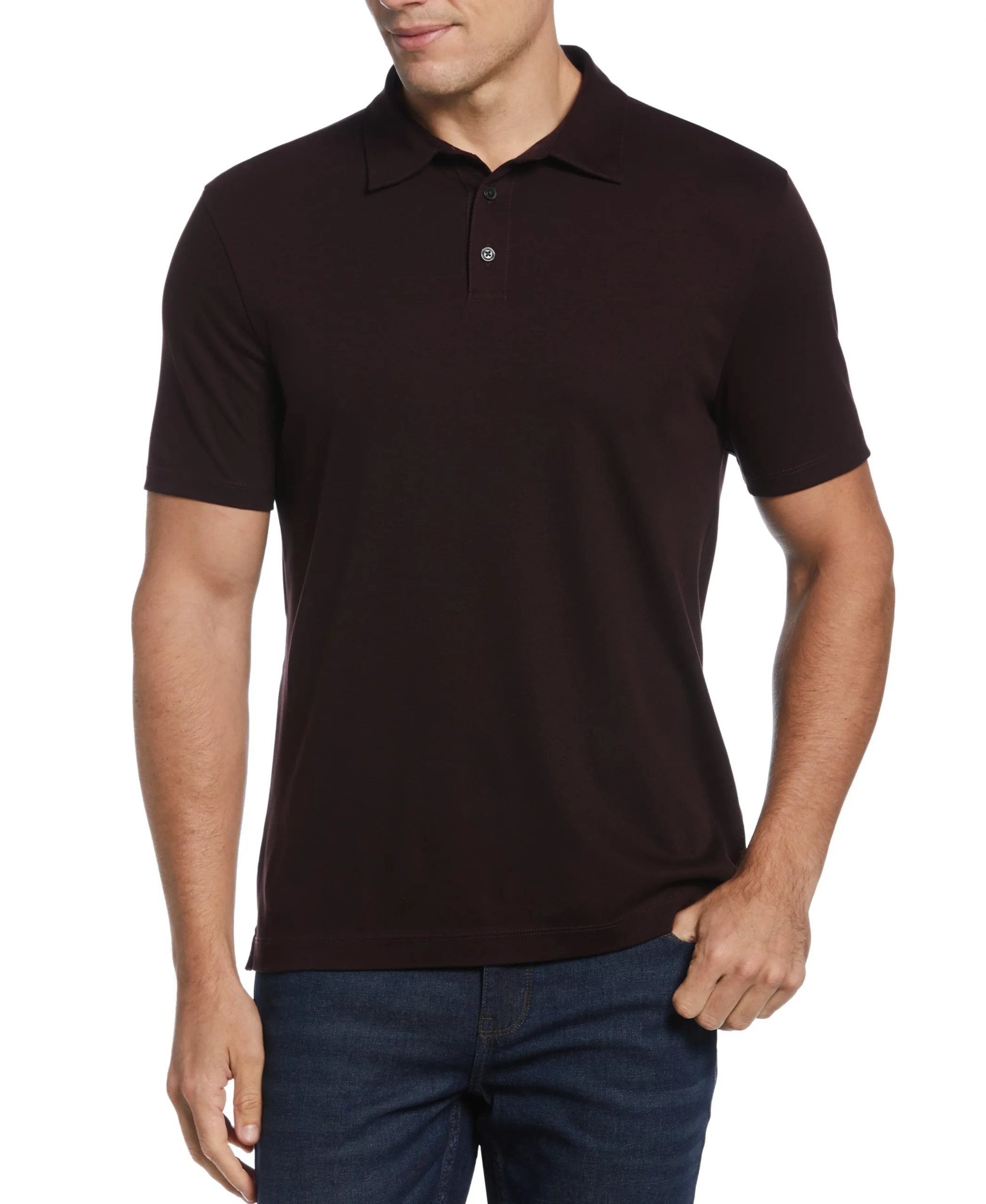 CLEARANCE Big & Tall Smart Interlock Solid Polo