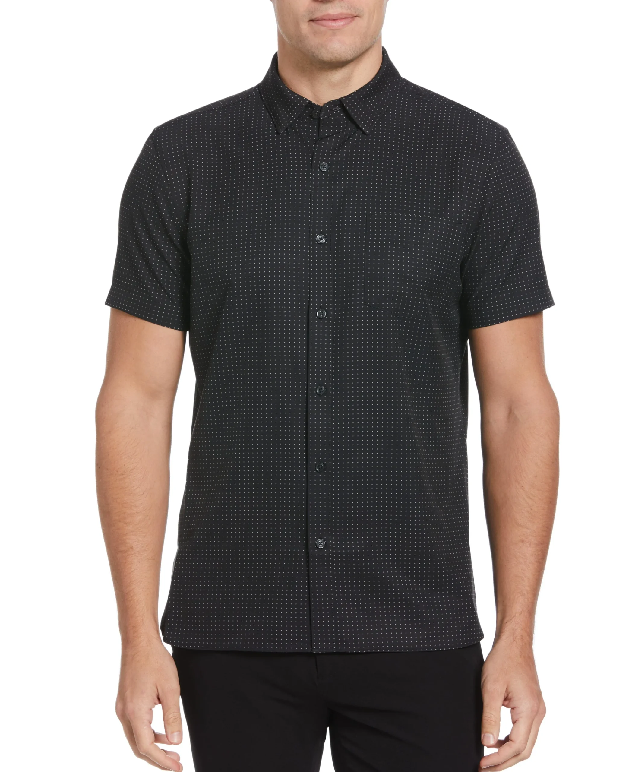 CLEARANCE Big & Tall Total Stretch Dot Print Shirt