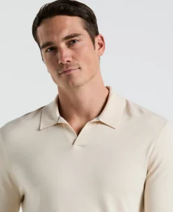 CLEARANCE Open Polo Sweater