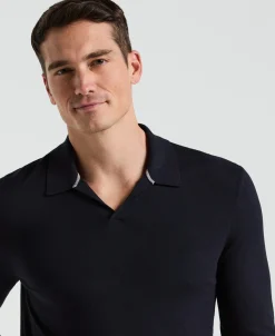 CLEARANCE Open Polo Sweater