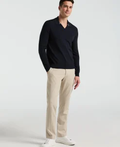 CLEARANCE Open Polo Sweater