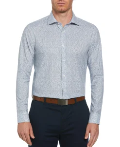 CLEARANCE Slim Fit Button-Down Liberty Floral Pattern Dress Shirt