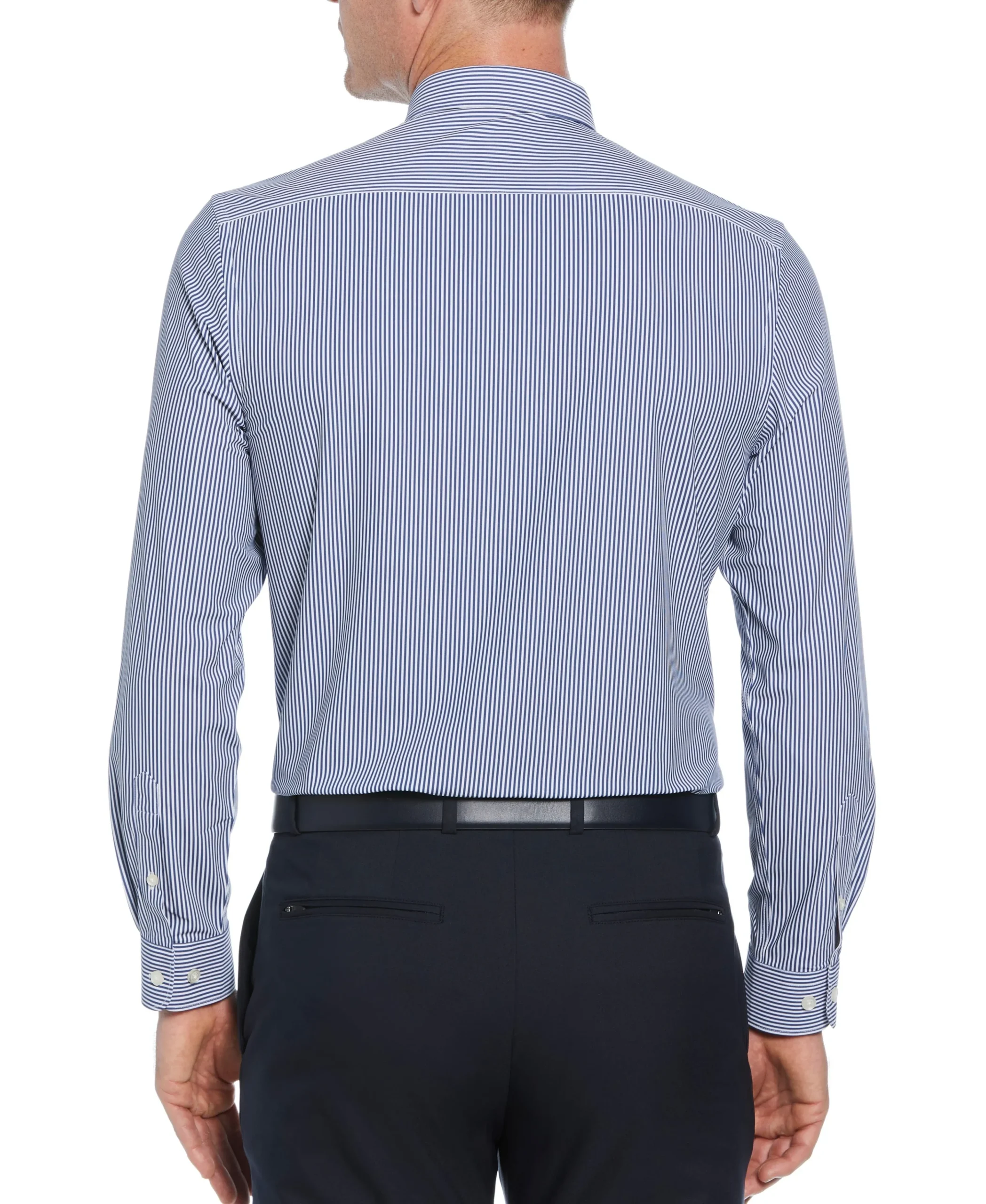 CLEARANCE Slim Fit Button-Down Striped Dress Shirt