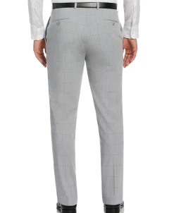 CLEARANCE Slim Fit Checkered Suit Pant