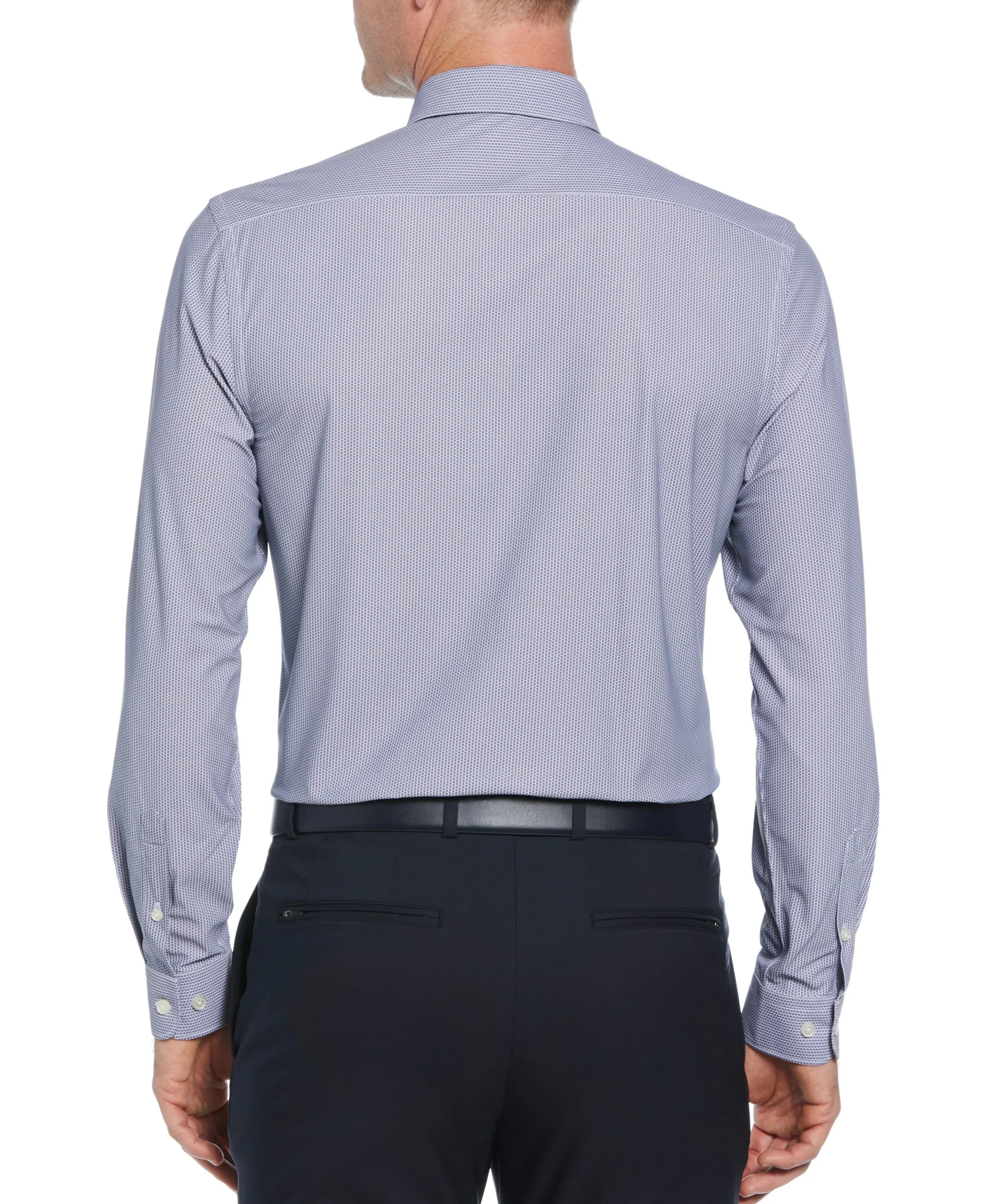 CLEARANCE Slim Fit Circle Pattern Dress Shirt