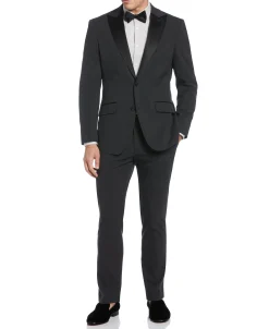 CLEARANCE Slim Fit Contrast Tuxedo Jacket
