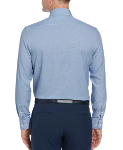 CLEARANCE Slim Fit Houndstooth Button-Down Dress Shirt