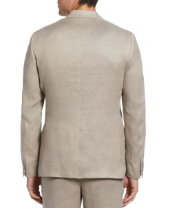 CLEARANCE Slim Fit Linen Blend Summer Suit Jacket