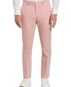 CLEARANCE Slim Fit Linen Blend Suit Pant