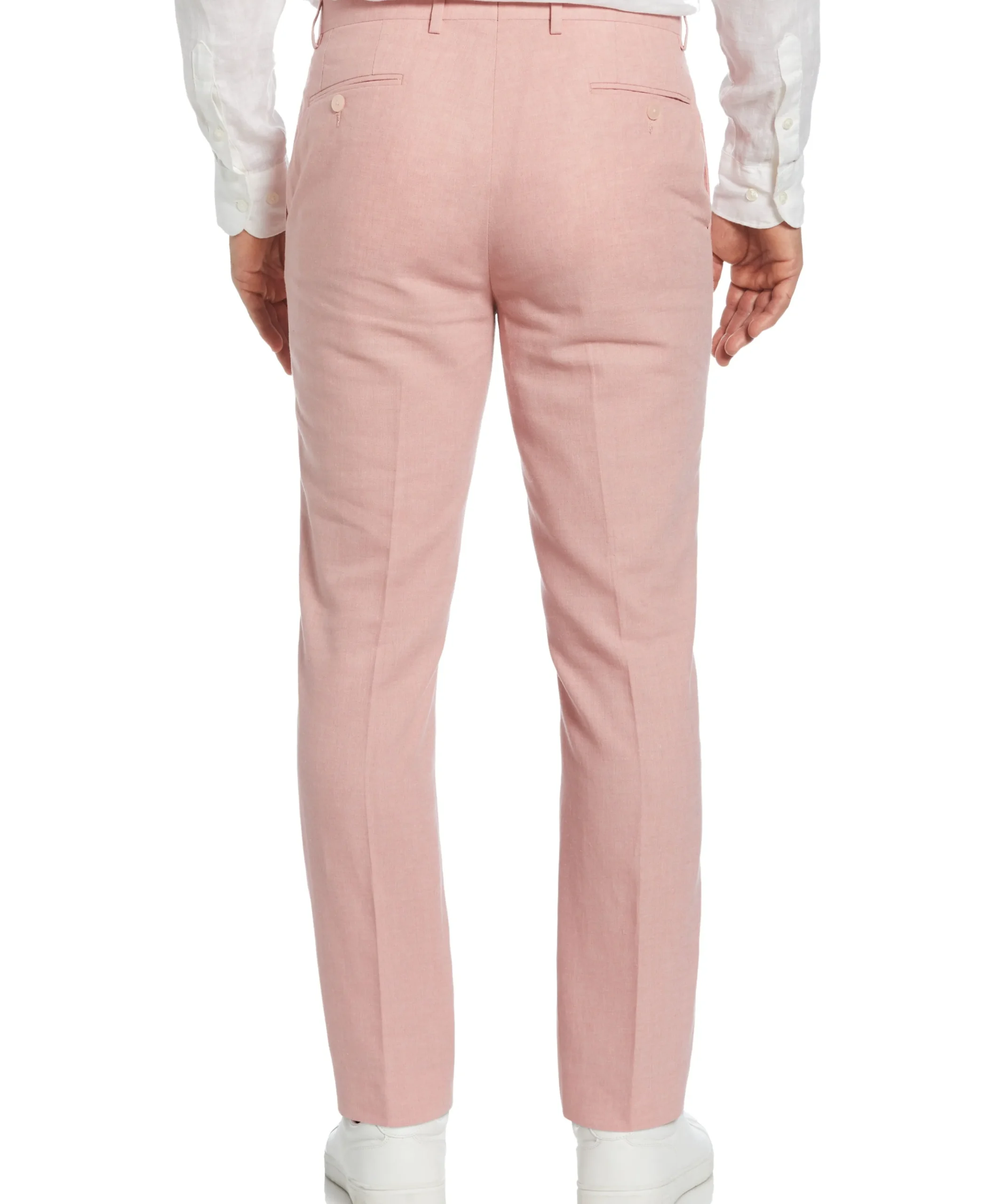 CLEARANCE Slim Fit Linen Blend Suit Pant
