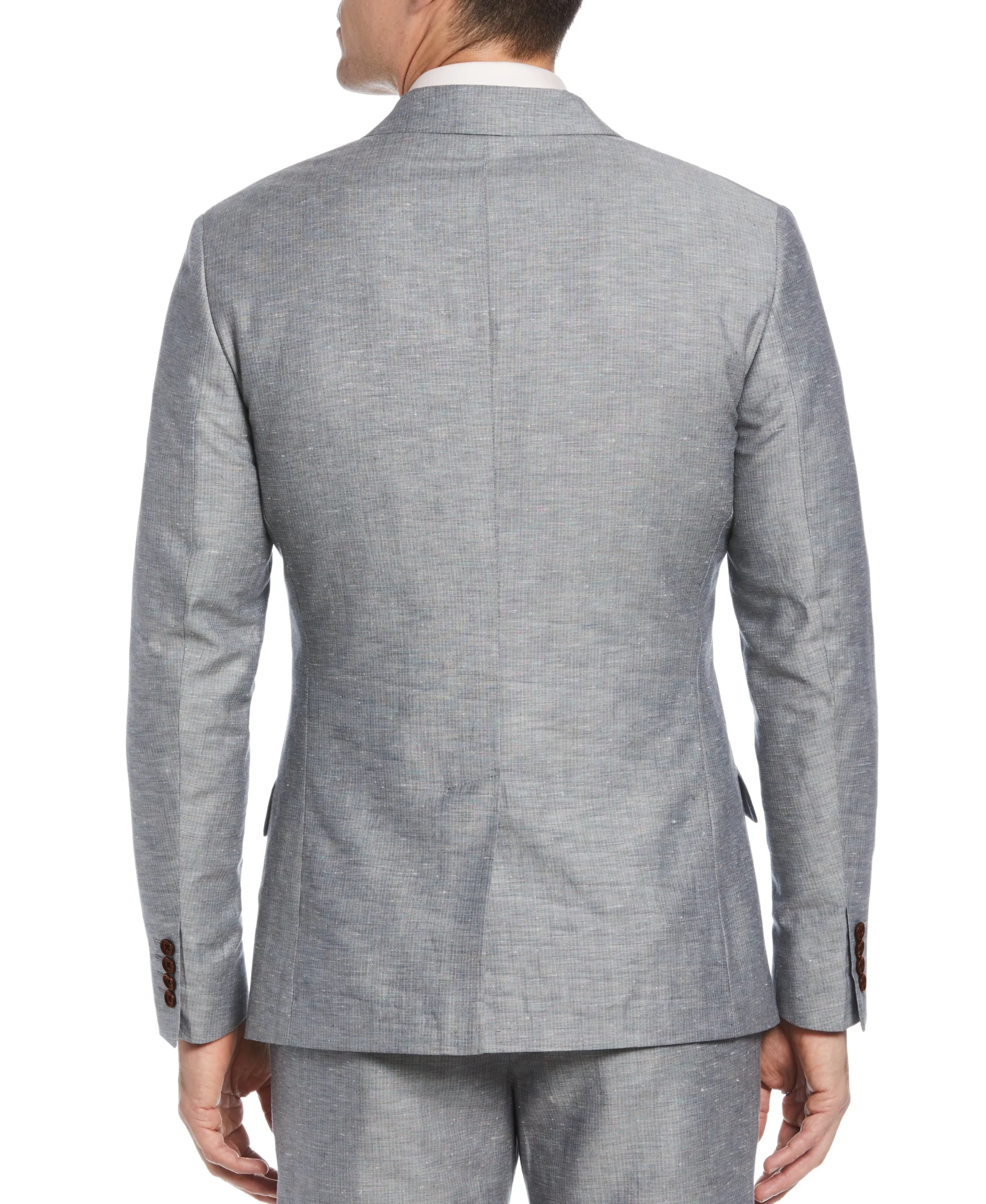 CLEARANCE Slim Fit Linen Blend Textured Suit Jacket