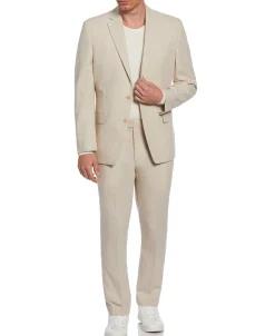 CLEARANCE Slim Fit Linen Blend Suit Jacket