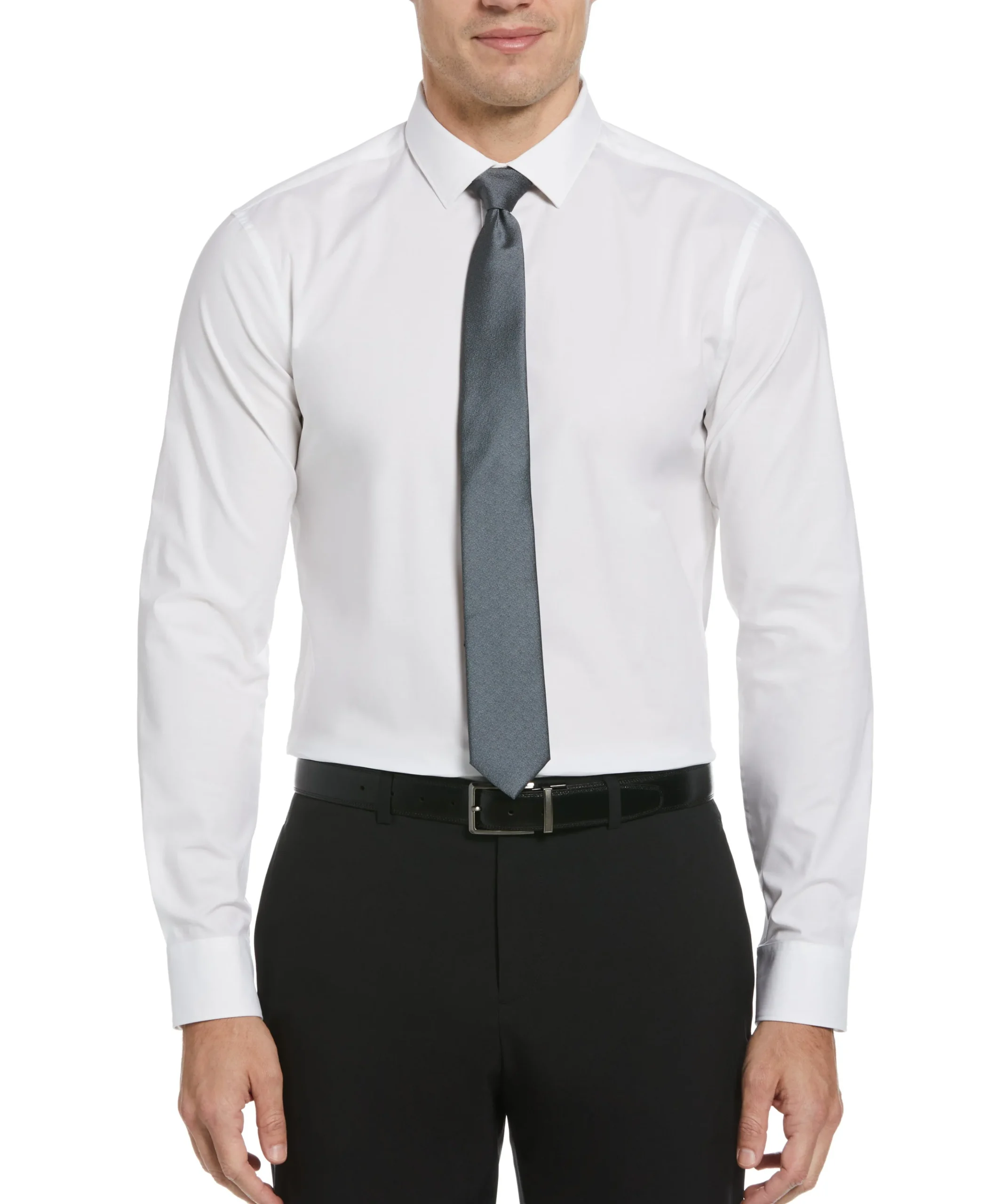 CLEARANCE Slim Fit Luxury Cotton Poplin Dress Shirt