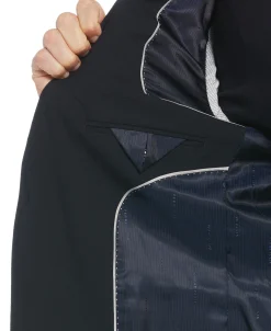 CLEARANCE Slim Fit Micro Check Suit Jacket