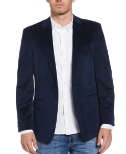 CLEARANCE Slim Fit Notch Lapel Corduroy Sport Coat