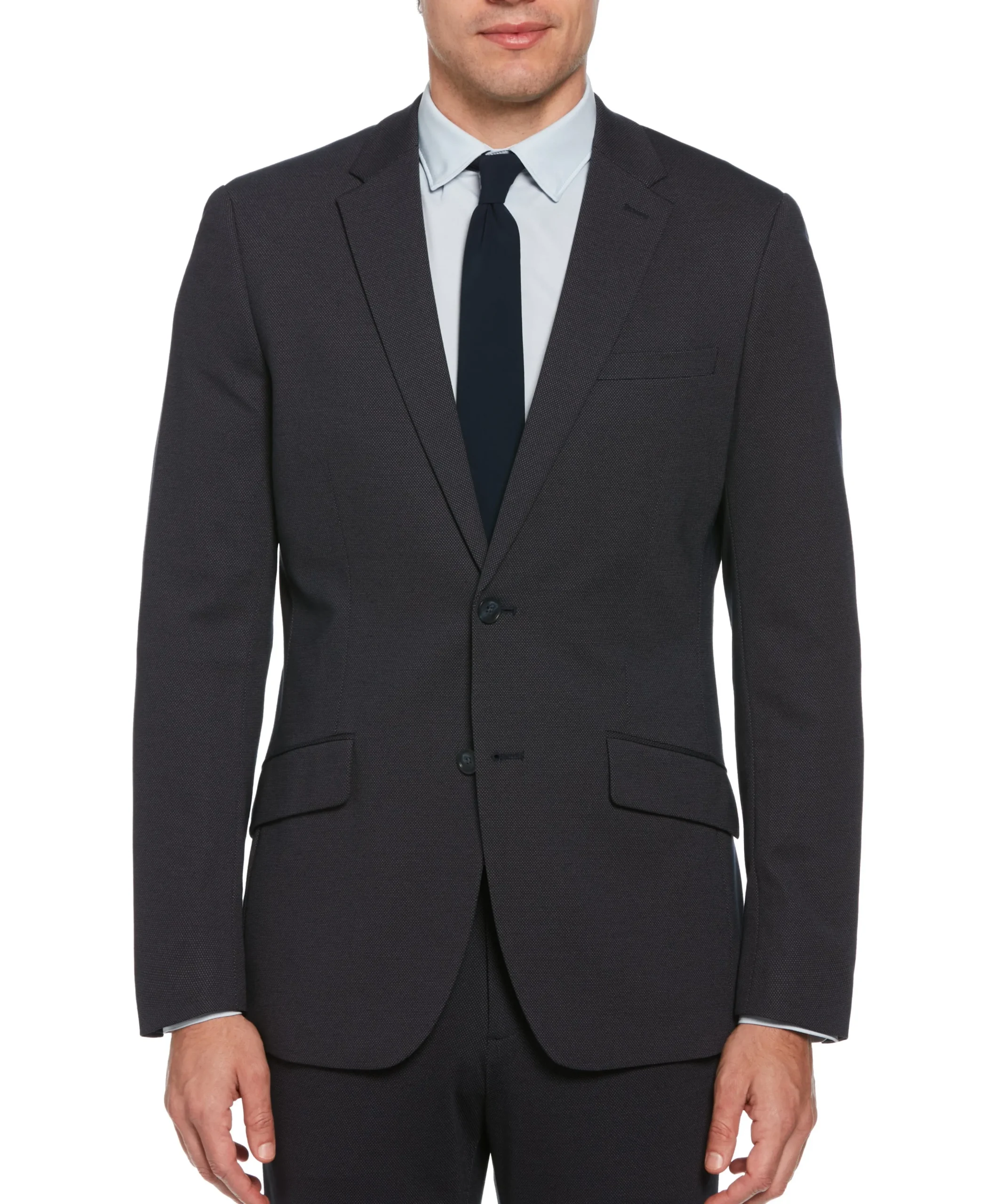 CLEARANCE Slim Fit Pindot Stretch Knit Suit Jacket