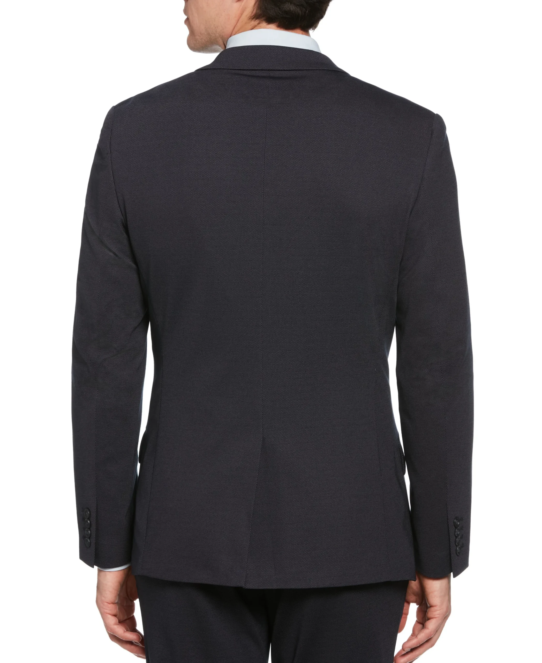 CLEARANCE Slim Fit Pindot Stretch Knit Suit Jacket