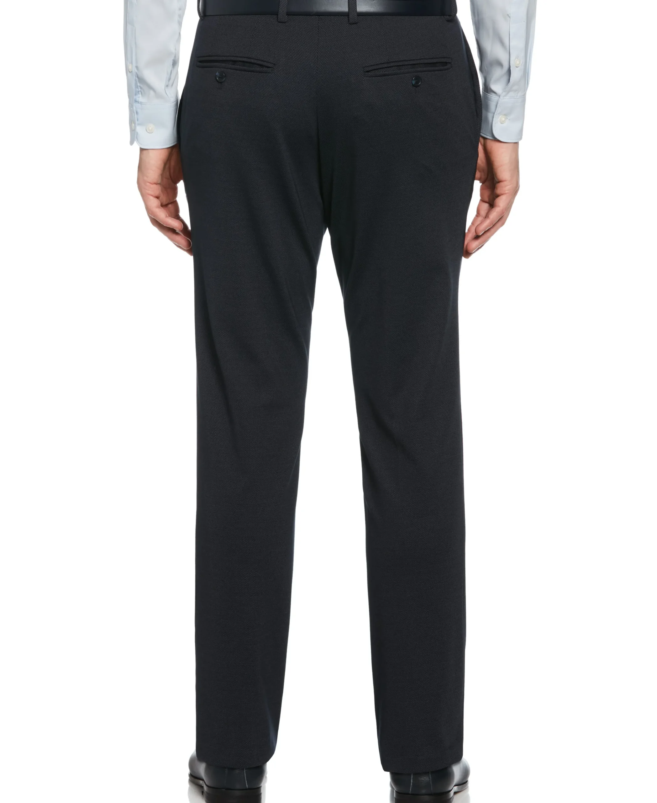 CLEARANCE Slim Fit Pindot Stretch Knit Suit Pant