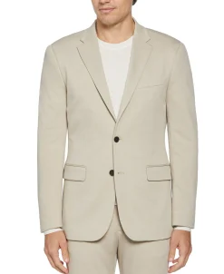 CLEARANCE Slim Fit Solid Knit Suit Jacket