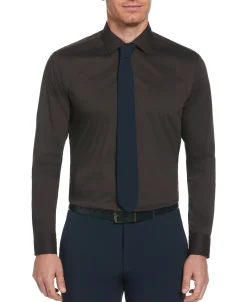 CLEARANCE Slim Fit Solid Dress Shirt