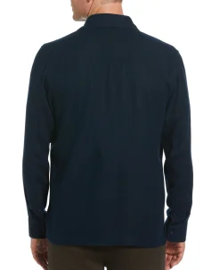 CLEARANCE Slim Fit Solid Twill Button Down Shirt