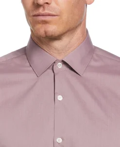 CLEARANCE Slim Fit Solid Dress Shirt