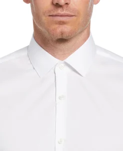 CLEARANCE Slim Fit Solid Dress Shirt