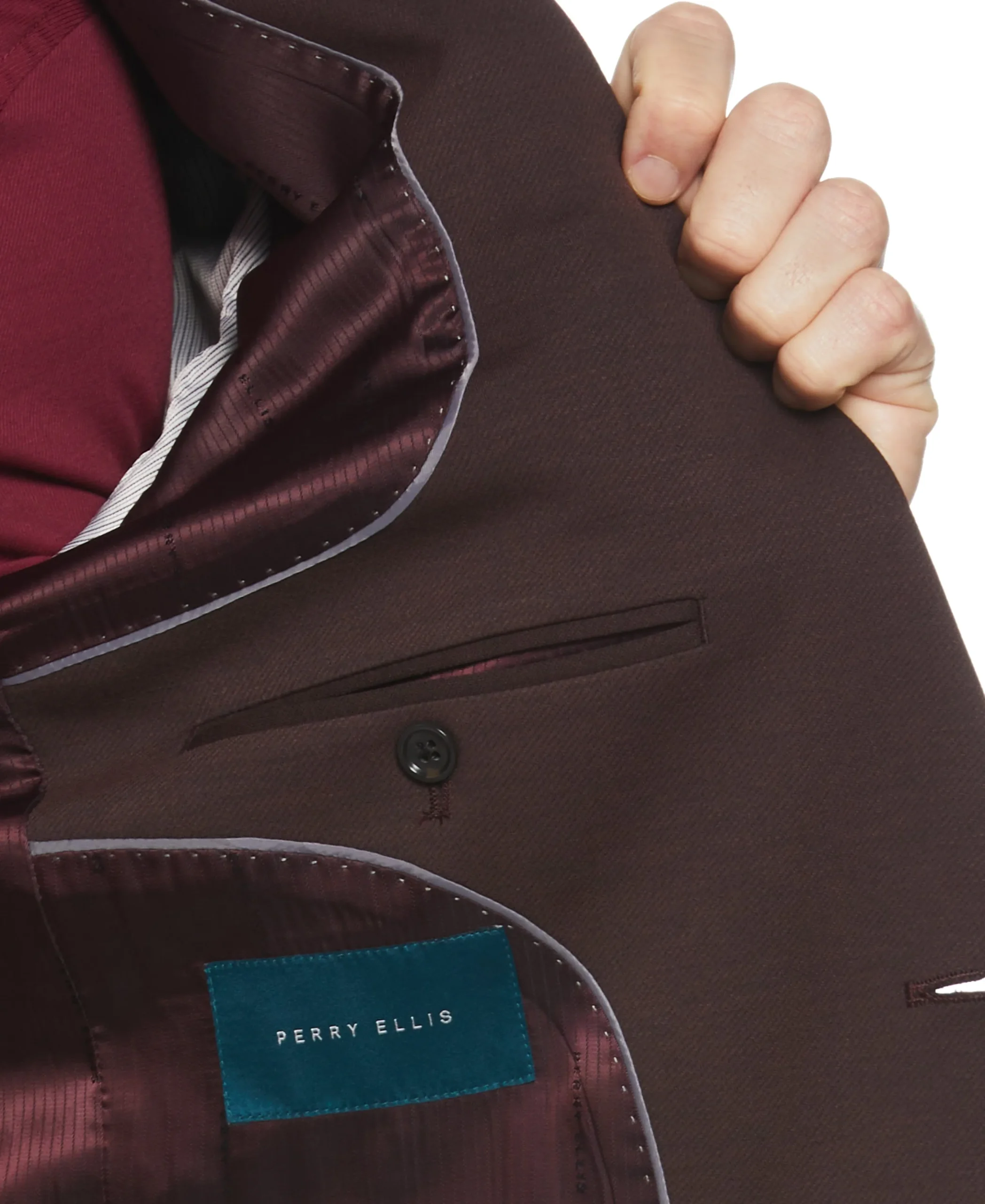CLEARANCE Slim Fit Solid Knit Suit Jacket
