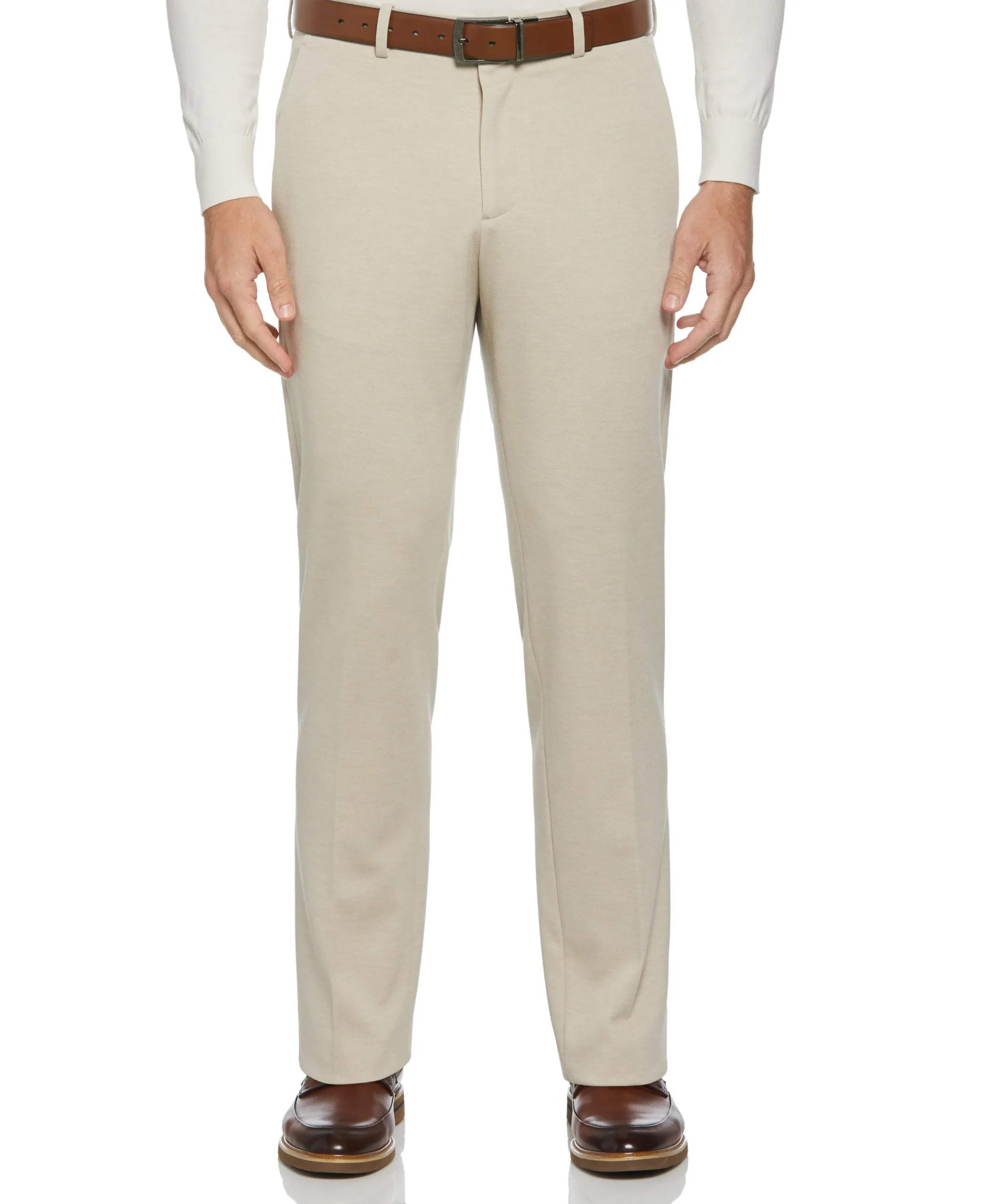 CLEARANCE Slim Fit Solid Knit Suit Pant