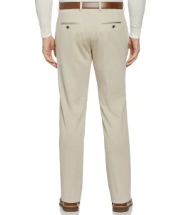 CLEARANCE Slim Fit Solid Knit Suit Pant
