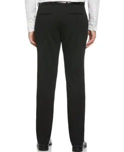 CLEARANCE Slim Fit Solid Knit Suit Pant