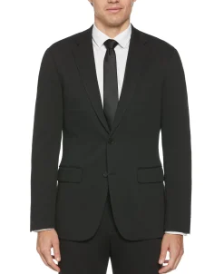 CLEARANCE Slim Fit Solid Knit Suit Jacket