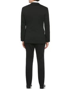 CLEARANCE Slim Fit Solid Knit Suit Jacket