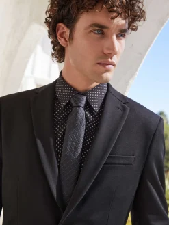 CLEARANCE Slim Fit Solid Knit Suit Jacket