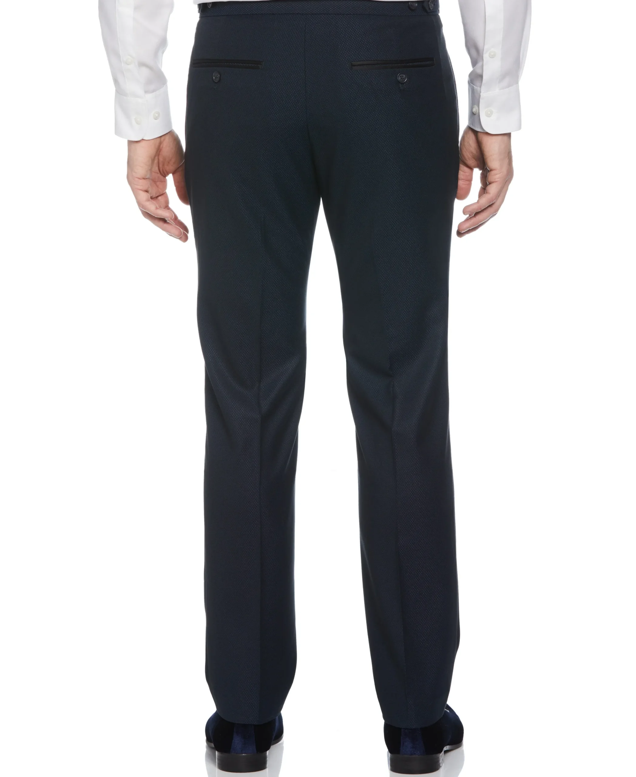 CLEARANCE Slim Fit Stretch Textured Tuxedo Pant