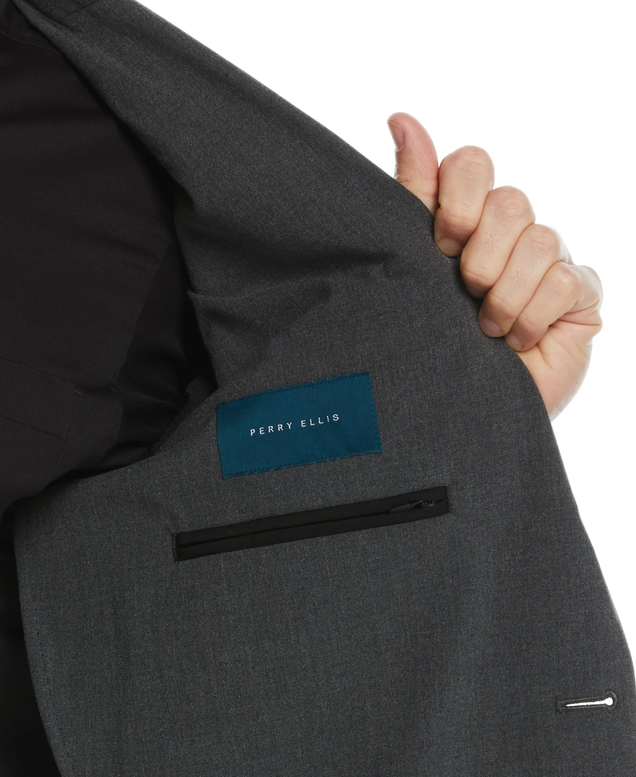 CLEARANCE Slim Fit Stretch Textured Tech Suit Jacket