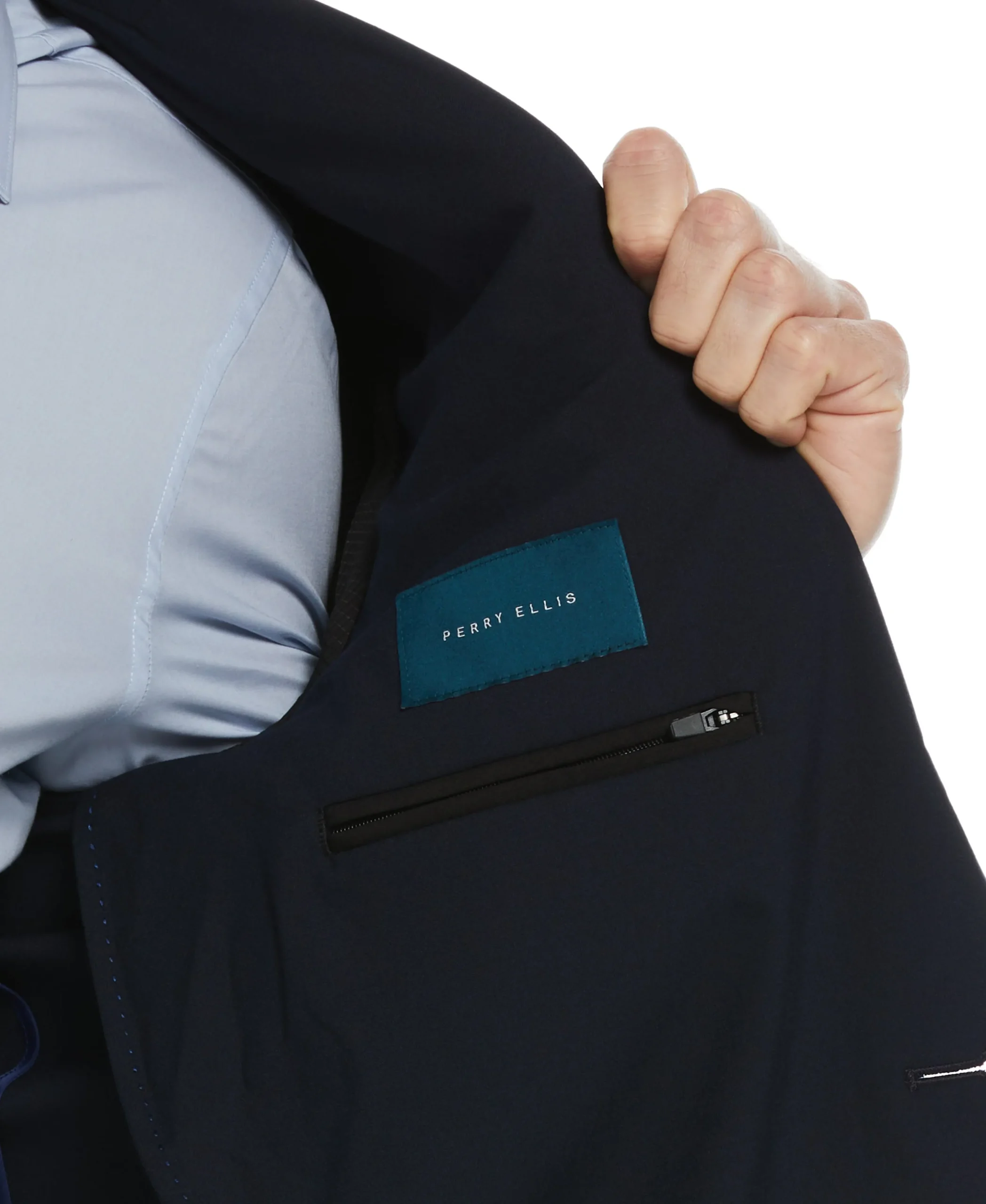 CLEARANCE Slim Fit Stretch Textured Tech Suit Jacket