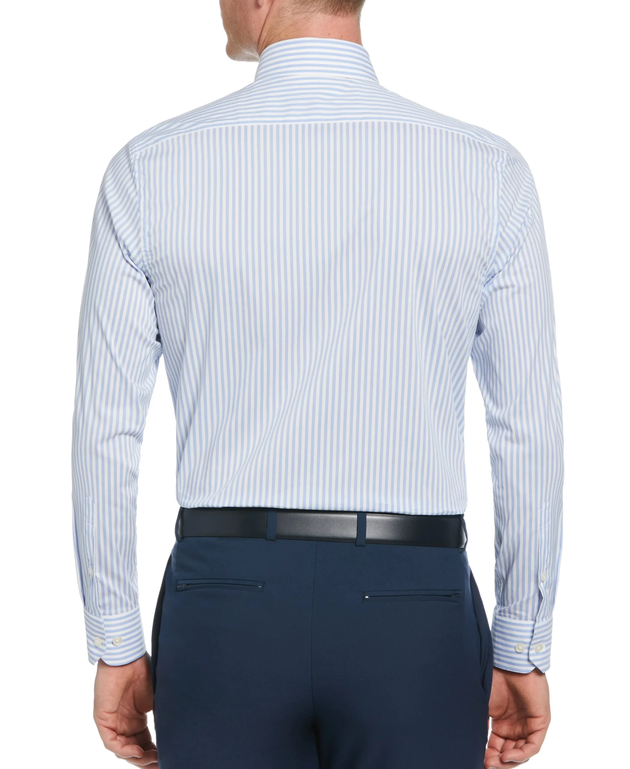 CLEARANCE Slim Fit Striped Print Dress Shirt