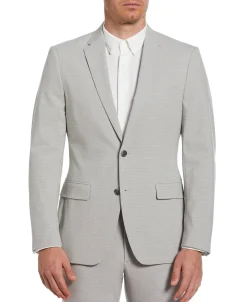 CLEARANCE Slim Fit Subtle Micro Check Suit Jacket