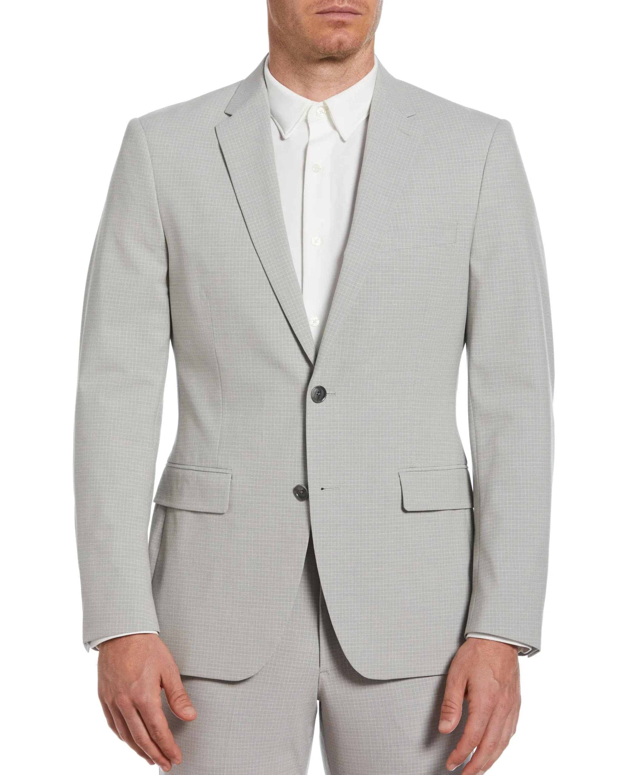 CLEARANCE Slim Fit Subtle Micro Check Suit Jacket