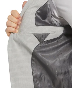 CLEARANCE Slim Fit Subtle Micro Check Suit Jacket