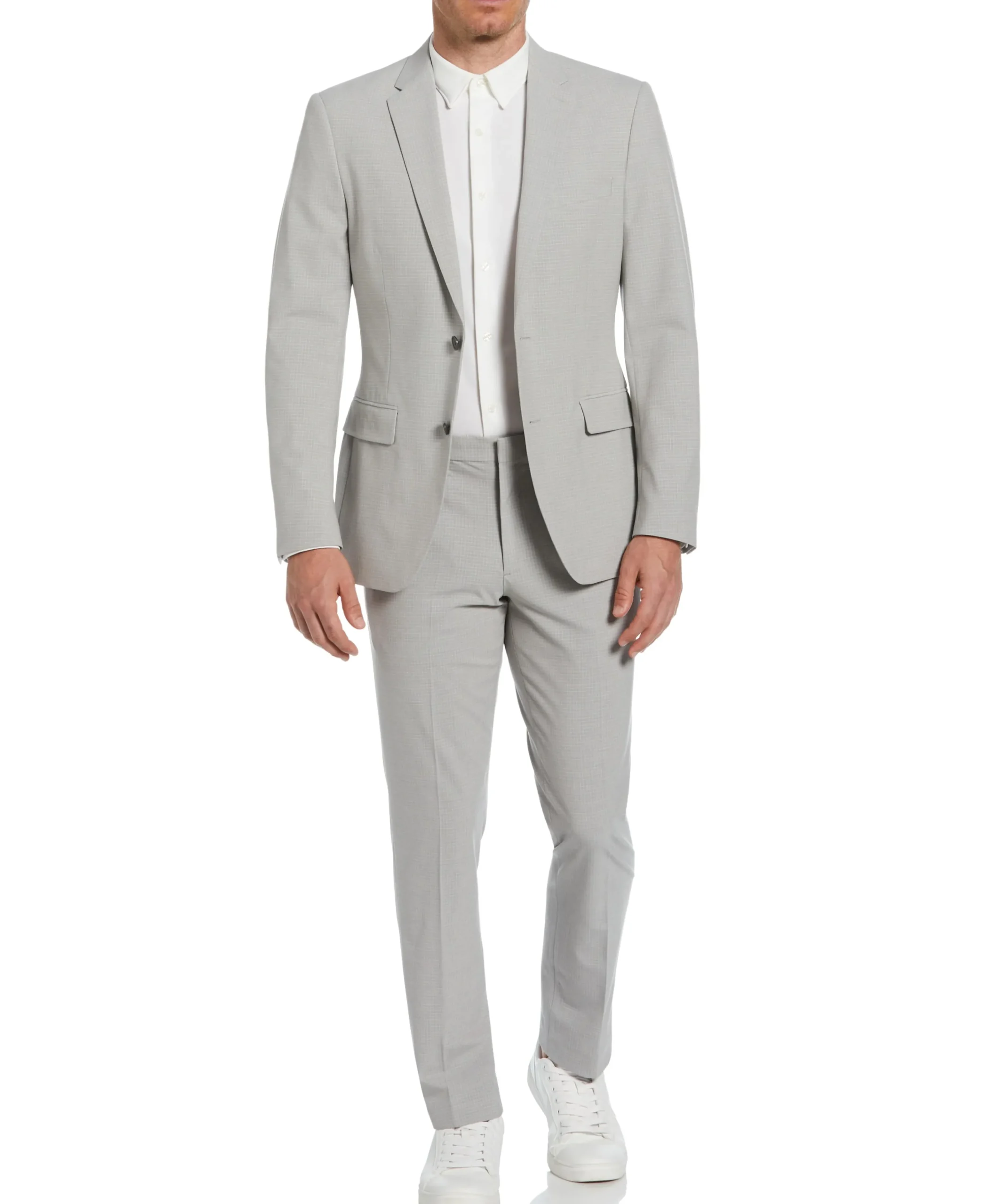CLEARANCE Slim Fit Subtle Micro Check Suit Jacket