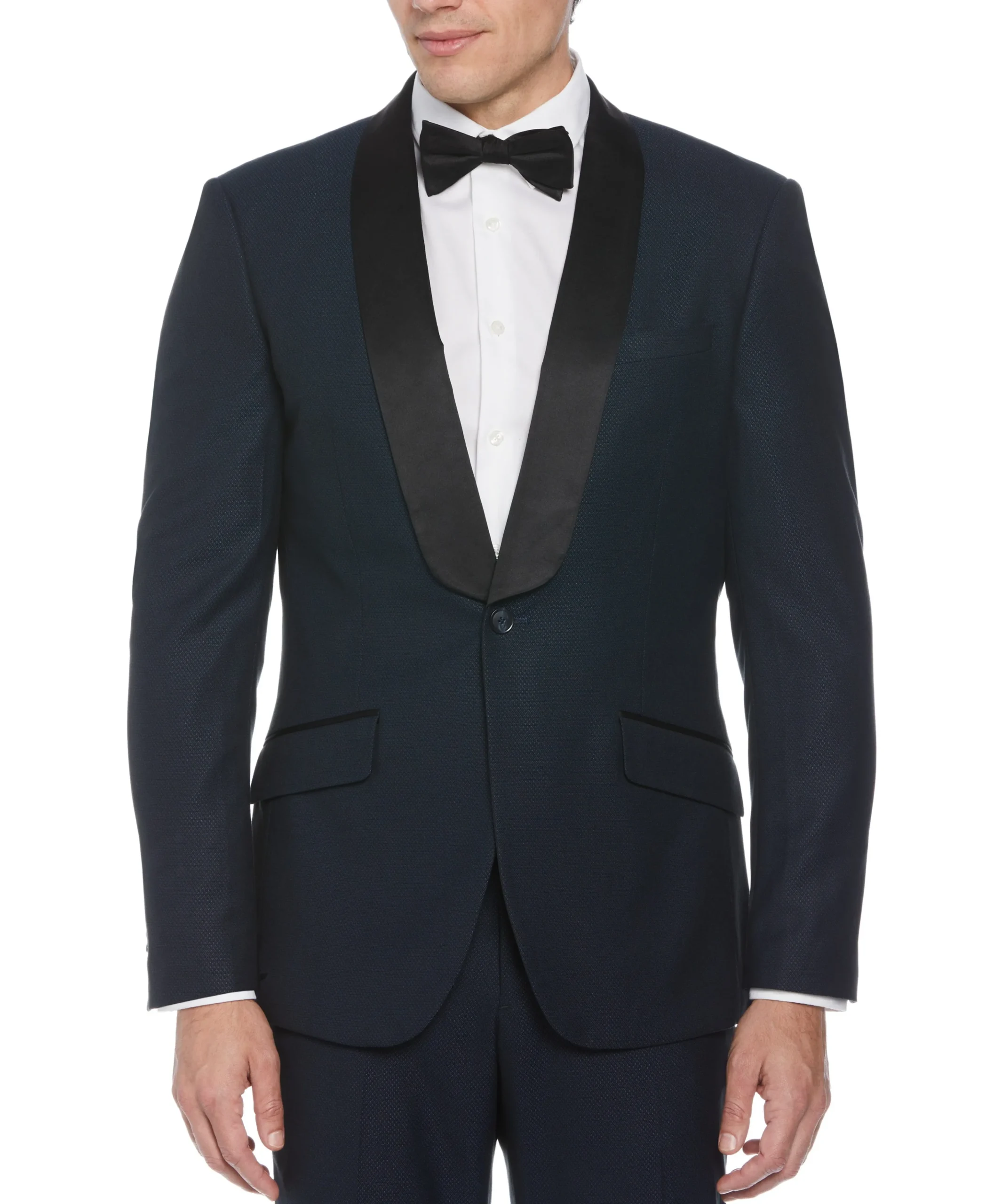 CLEARANCE Slim Fit Textured Tuxedo Jacket