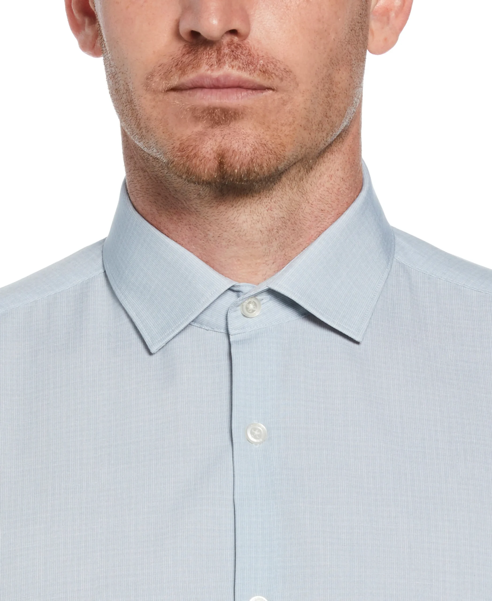 CLEARANCE Slim Fit Total Stretch Performance Dress Shirt