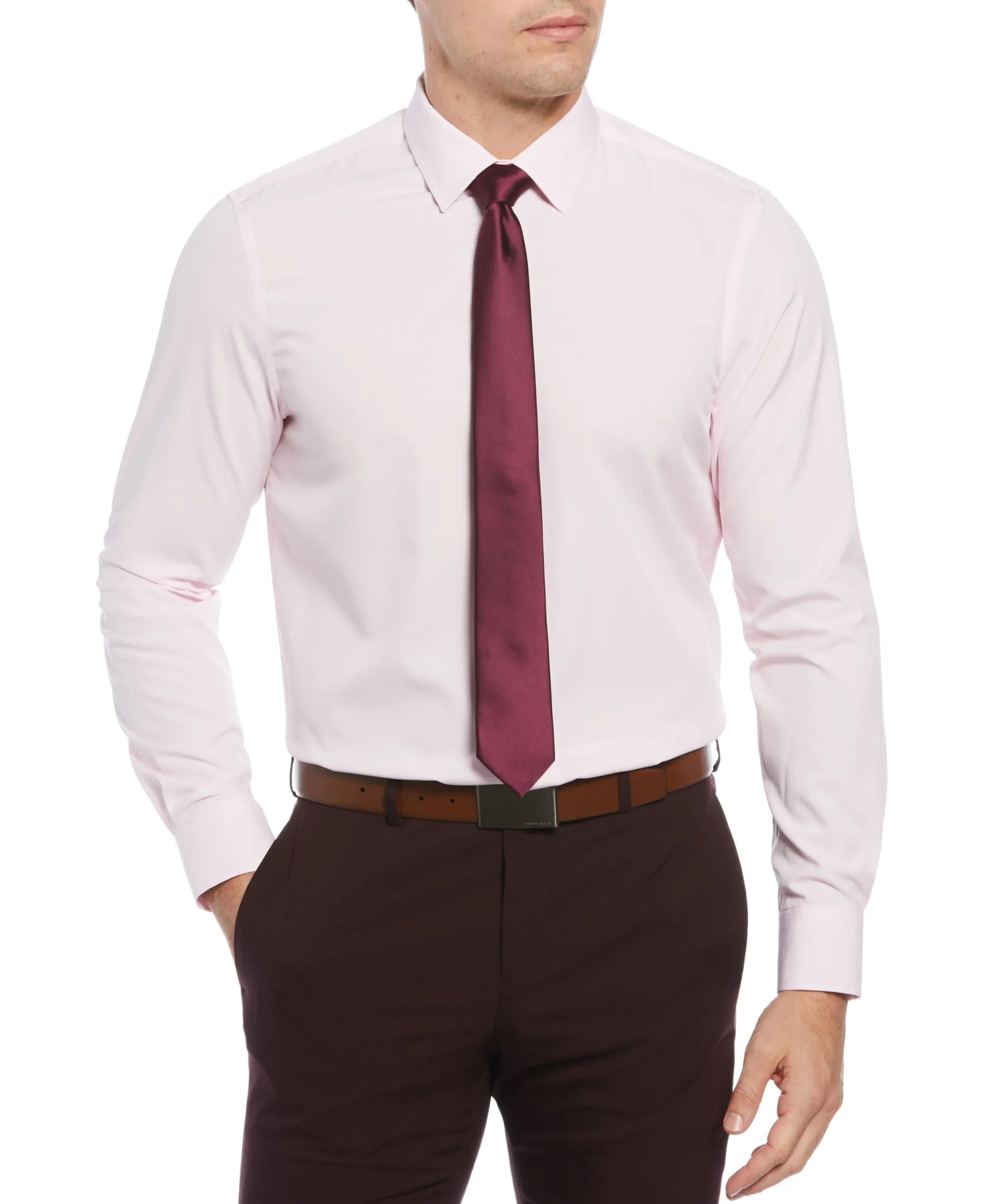 CLEARANCE Slim Fit Total Stretch Performance Dress Shirt