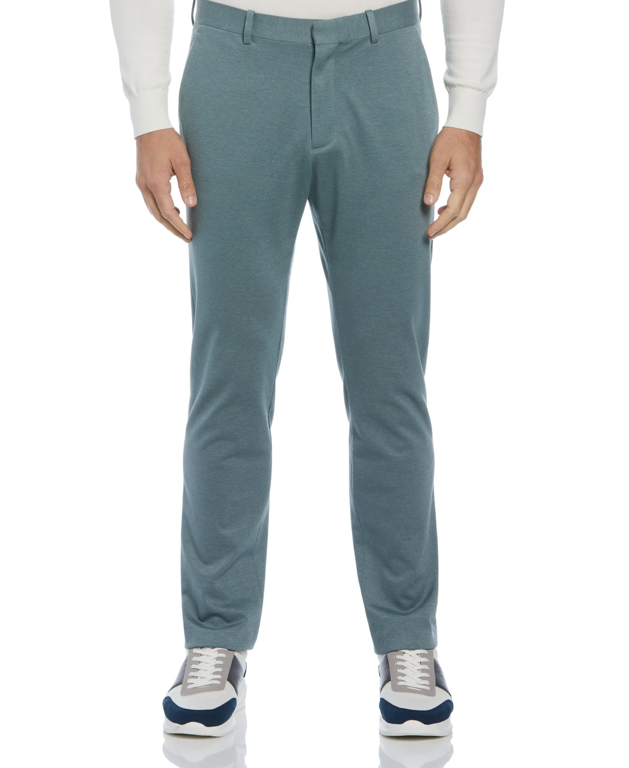 CLEARANCE Slim Fit Two Tone Smart Knit Suit Pant