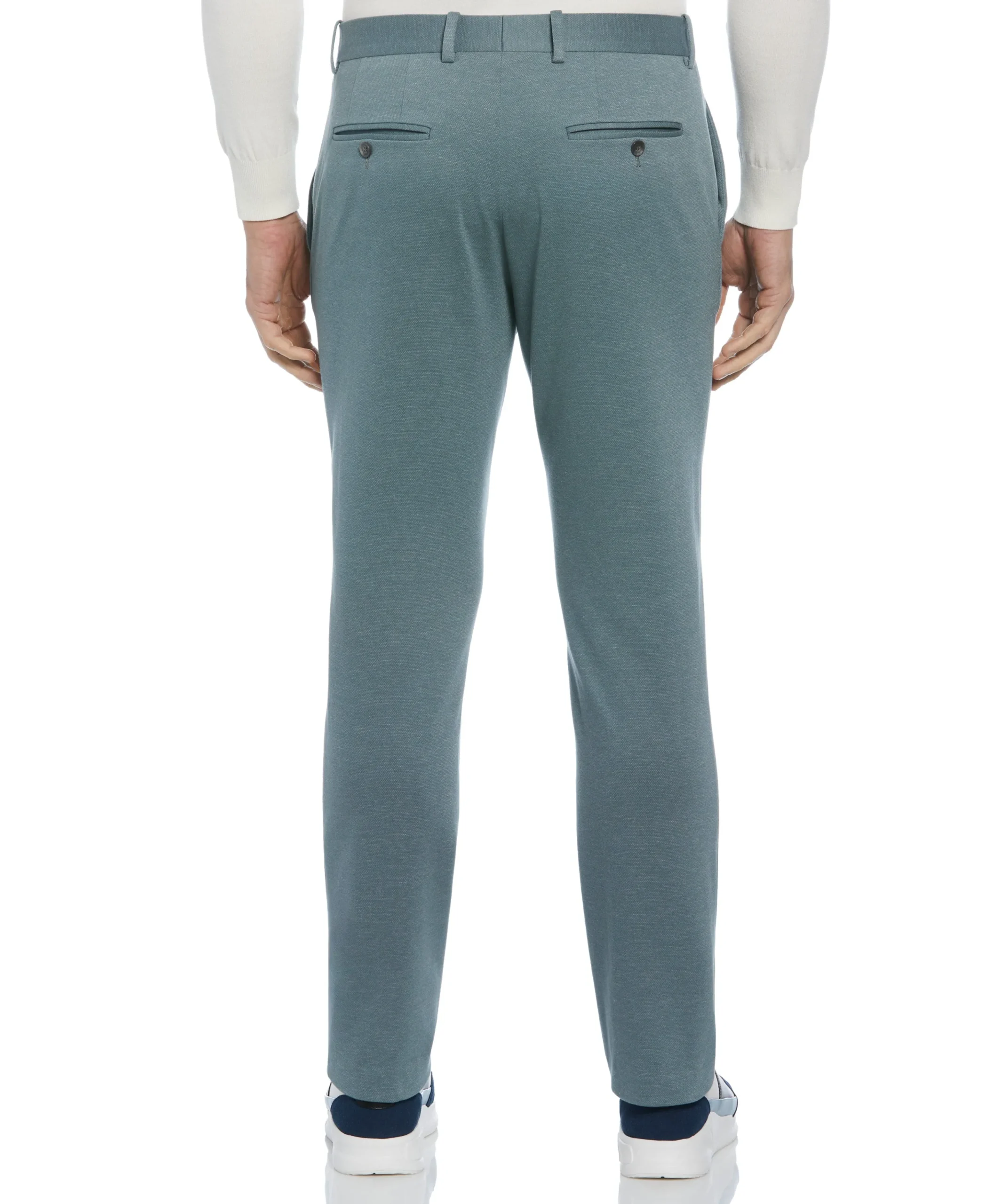 CLEARANCE Slim Fit Two Tone Smart Knit Suit Pant
